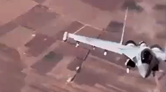 Пентагон опубликовал видео с Су-35 и MQ-9 Reaper